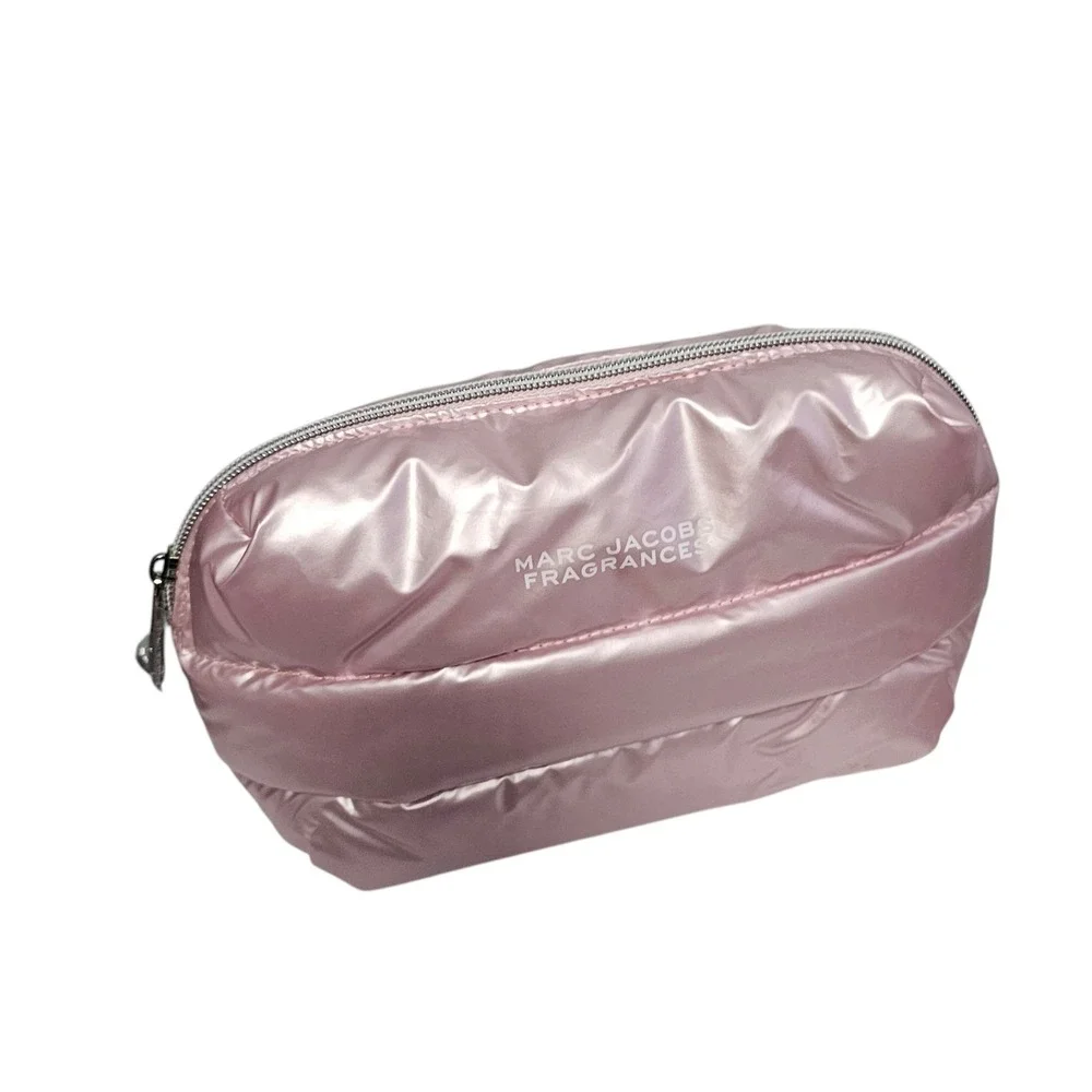 Marc Jacobs‎ Fragrances Padded Makeup Bag Cosmetic Travel Pouch Pink